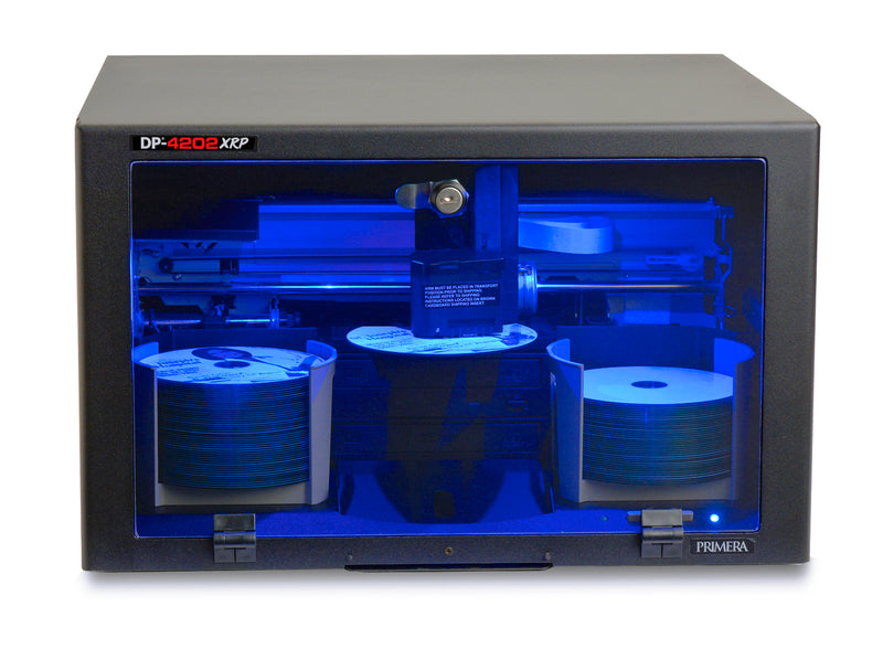 DP-4202   'מכונה אוטומטית לצריבה והדפסה של תקליטורים - 100 יח
